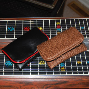 steel guitar pick and bar pouch
